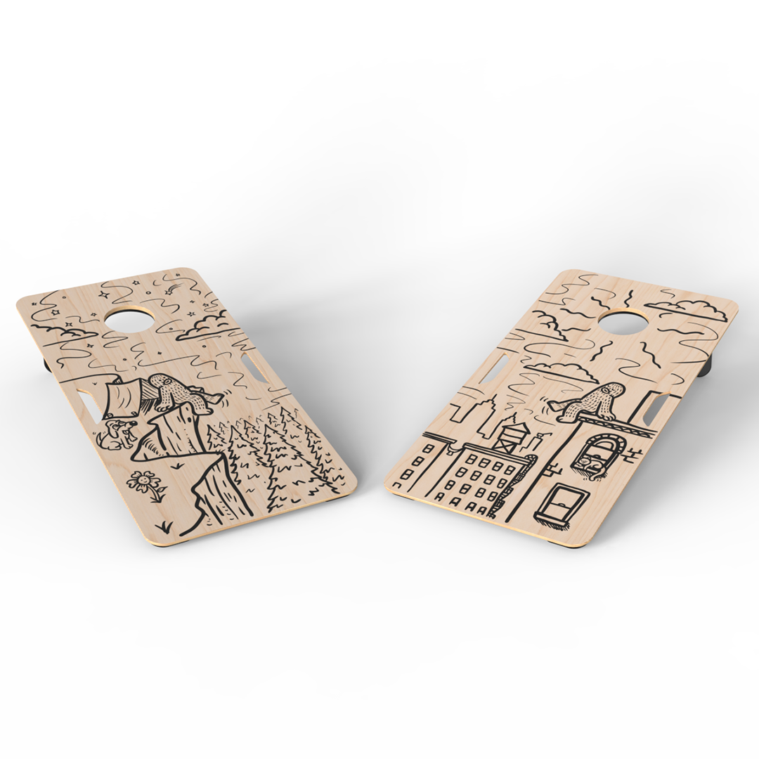 HOEK x FRANK APE Cornhole Set