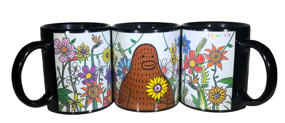 Color Changing Mug - Fireworks to Flowers - Black