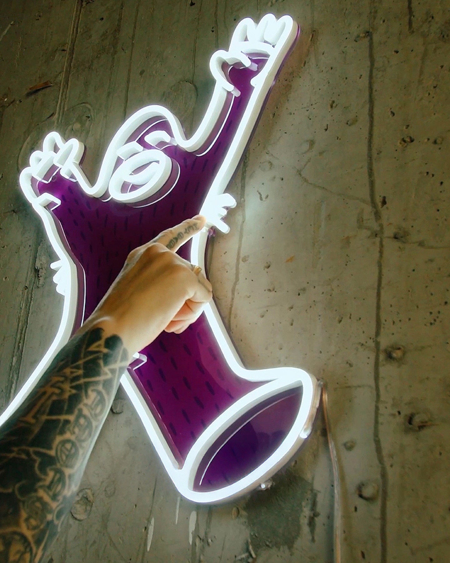 JOY - Limited Edition Frank Ape Neon Collaboration with Yellowpop