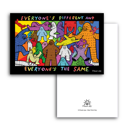 Everybody's Different and Everybody's The Same (Night Mode) - Art Print