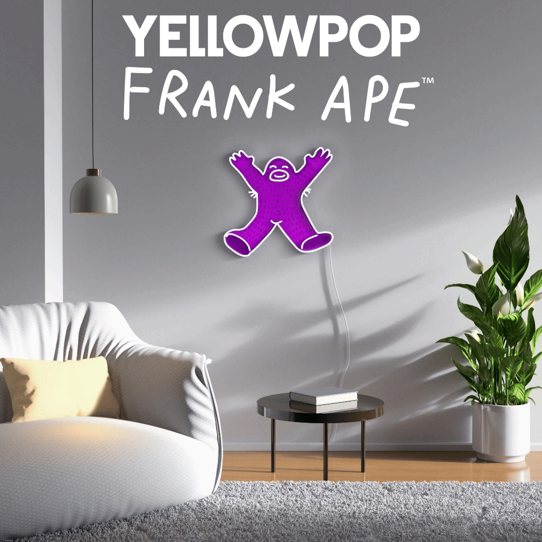 JOY - Limited Edition Frank Ape Neon Collaboration with Yellowpop