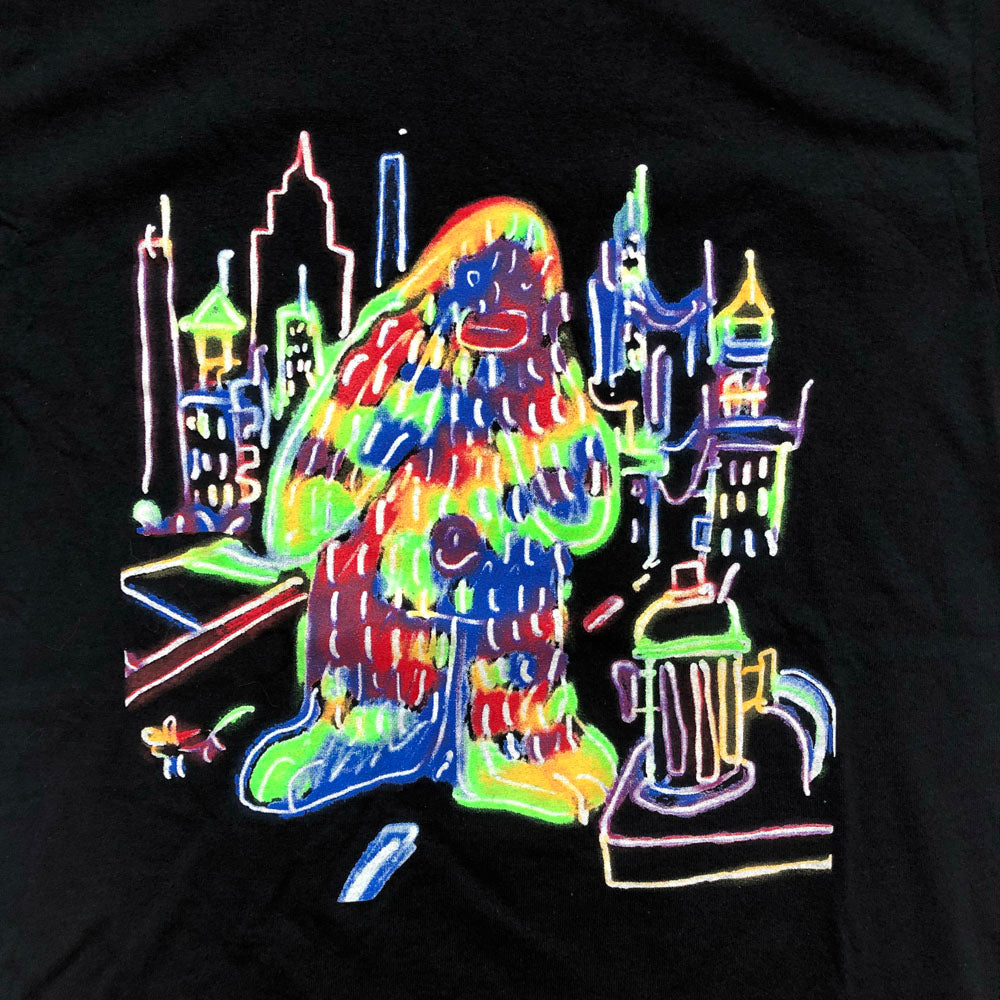 Neon Frank In The City - Black T Shirt