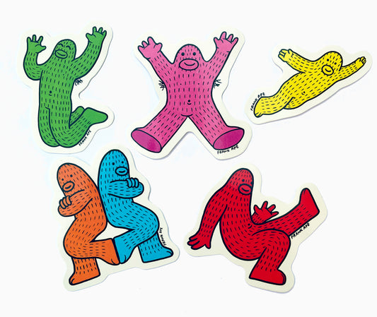 Happy Apes - Sticker Pack (5)